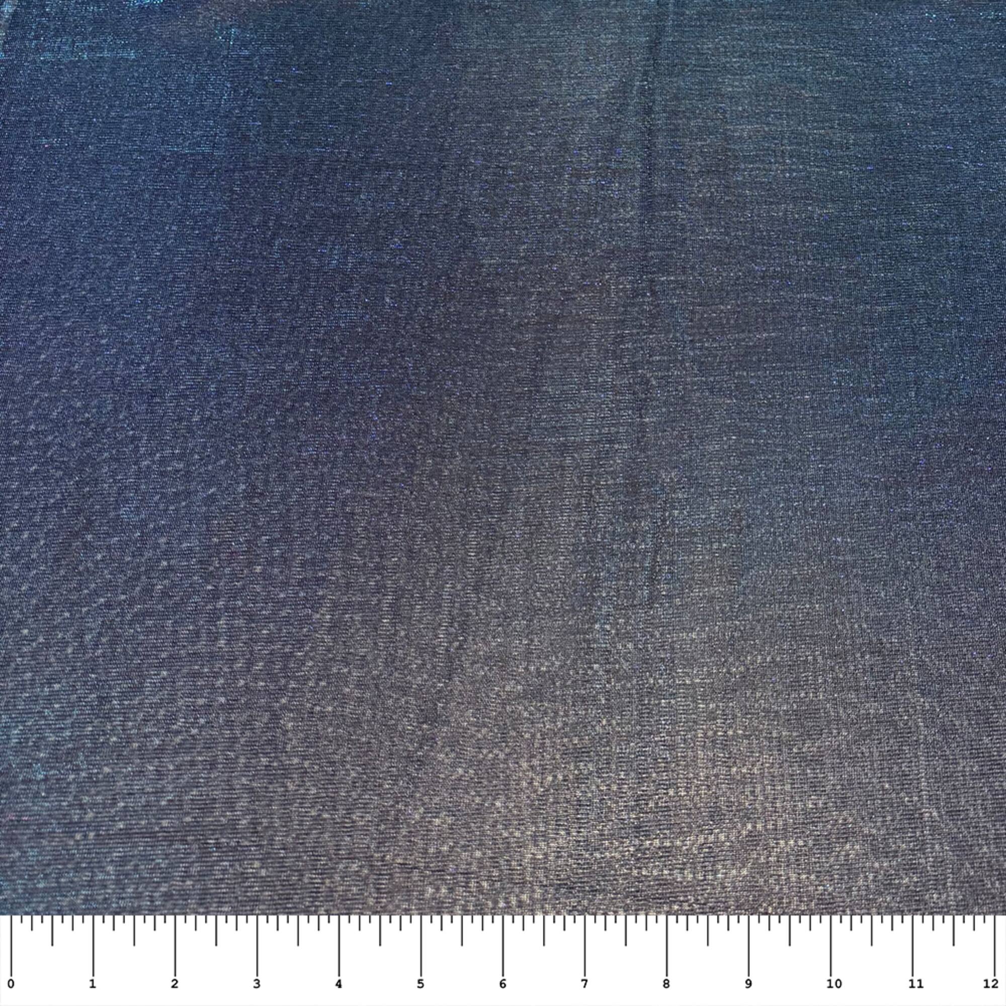 Feldman Blue & Pink Metallic Knit Fabric